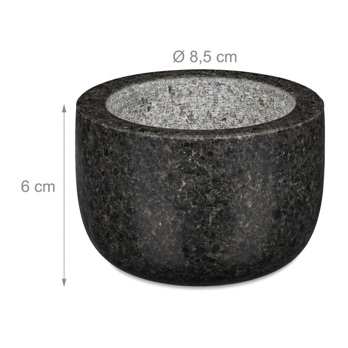 Mortar granite with impact