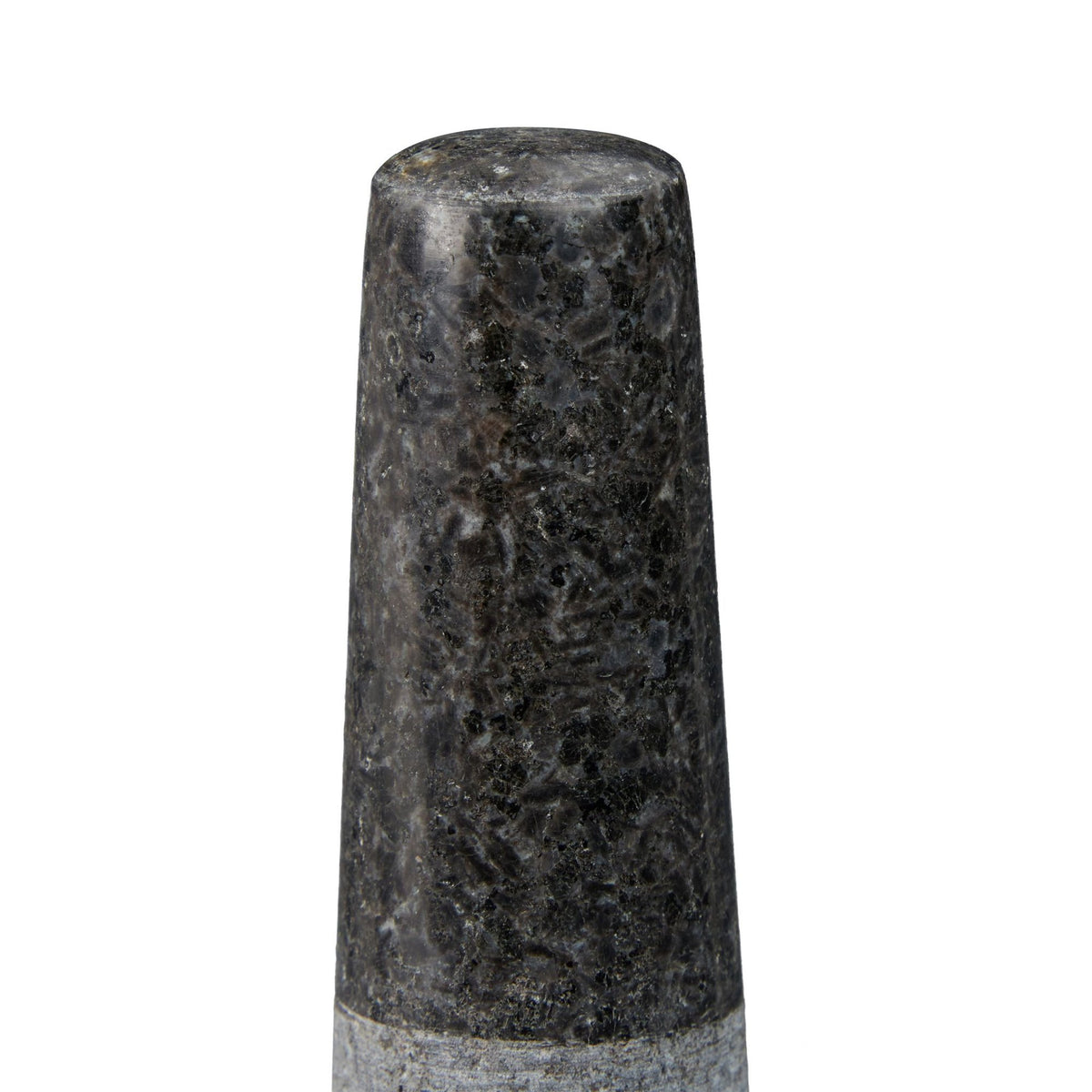 Mortar granite with impact