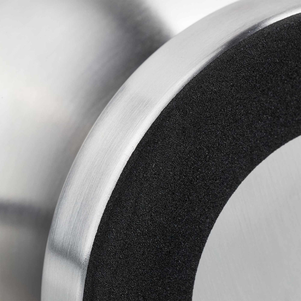 Mortar with impact in stainless steel