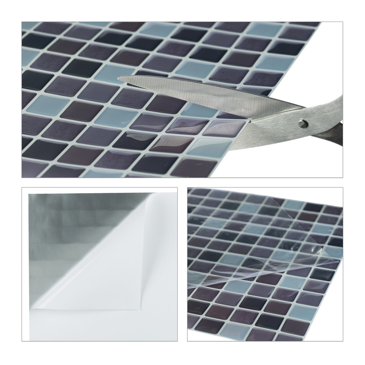 Mosaic tiles - stickers - set of 10