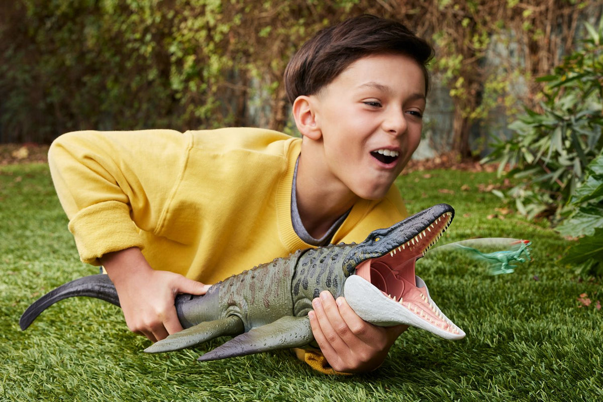 Mosasaurus Dinosaur Toy, Movable Jaws, 45cm