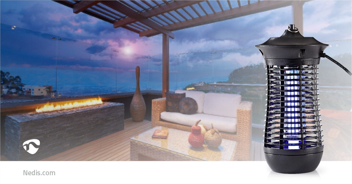 Mosquito Stop light trap | 18 W| Lamp type: 2G11 18W PL/BL | Effective range: 150 m² | Black