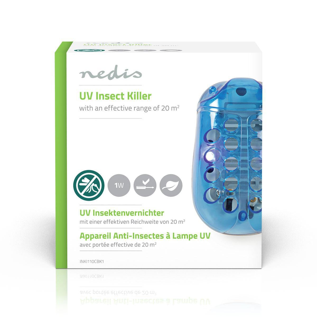 Mosquito Stop light trap | 1 W| Lamp type: LED lamp | Effective range: 20 m² | Blue / White