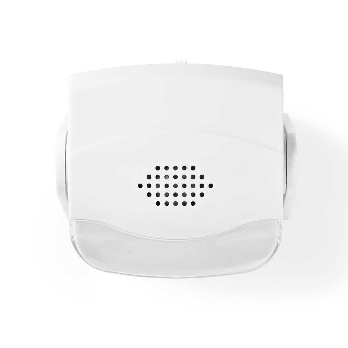 Motion detector Alarm | Battery powered | 3x AAA/LR03 | 80dB| Detector range: 1.10 m | Detector angle: 10 ° | Ceiling / Wall | White