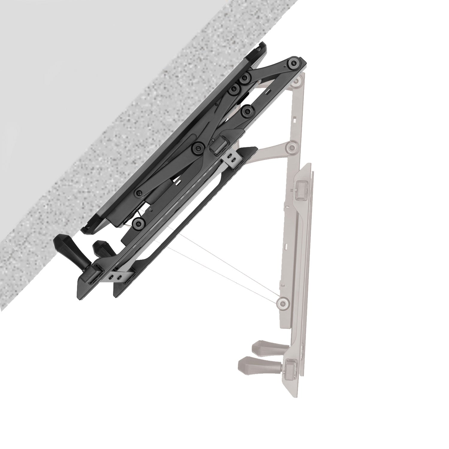 Motorized flipdown ceiling mount for TV 32-70"