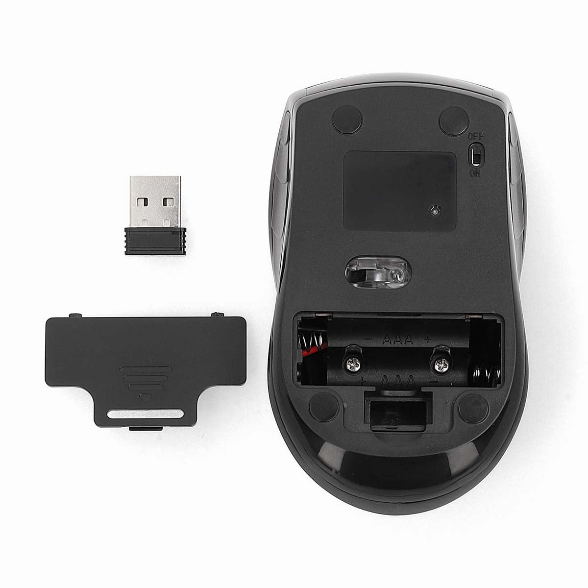 Mouse | Wireless | 800 / 1200 / 1600 dpi | Adjustable DPI | Number of buttons: 4 | Both Handed