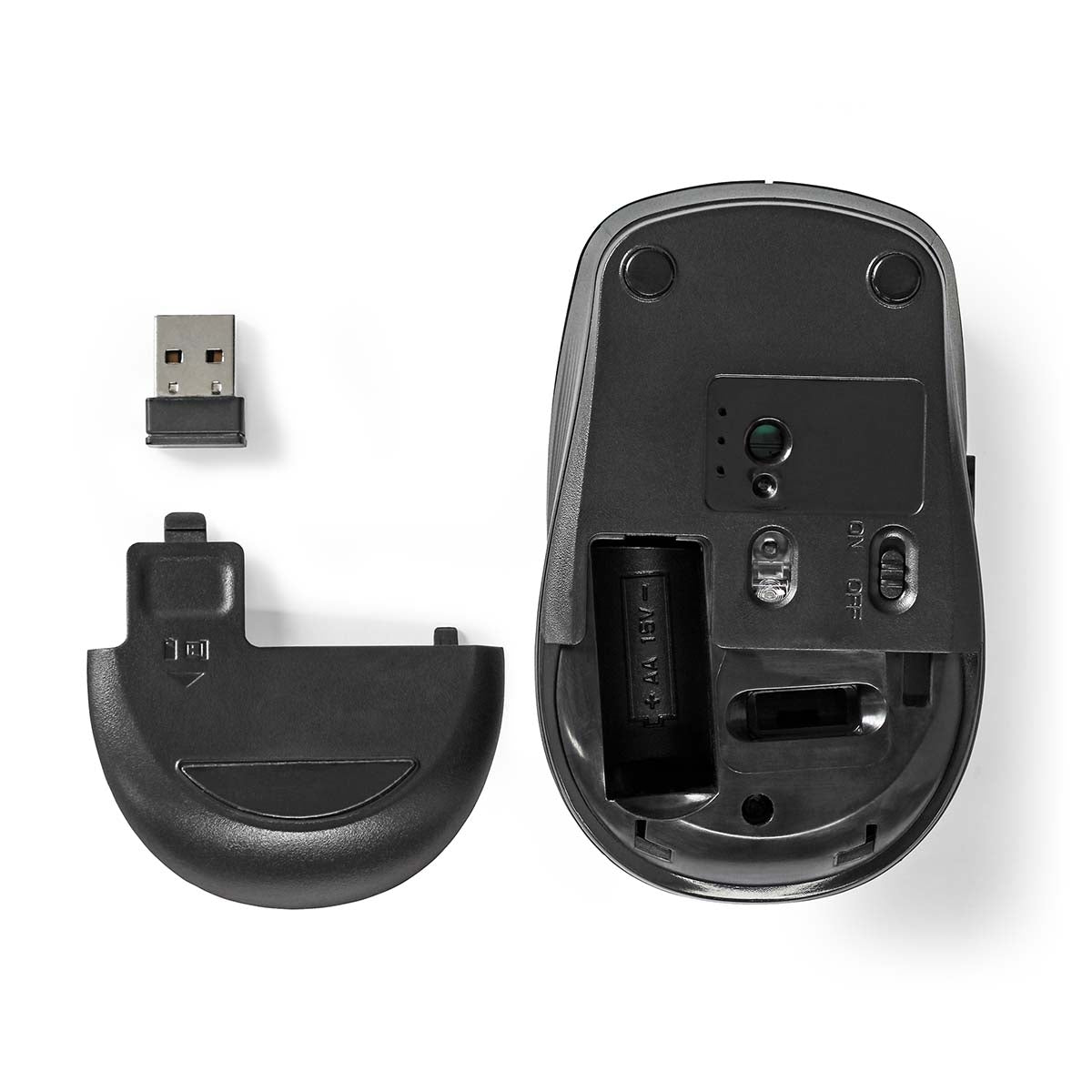 Mouse | Wireless | 800 / 1200 / 1600 dpi | Adjustable DPI | Number of buttons: 6 | Right handed