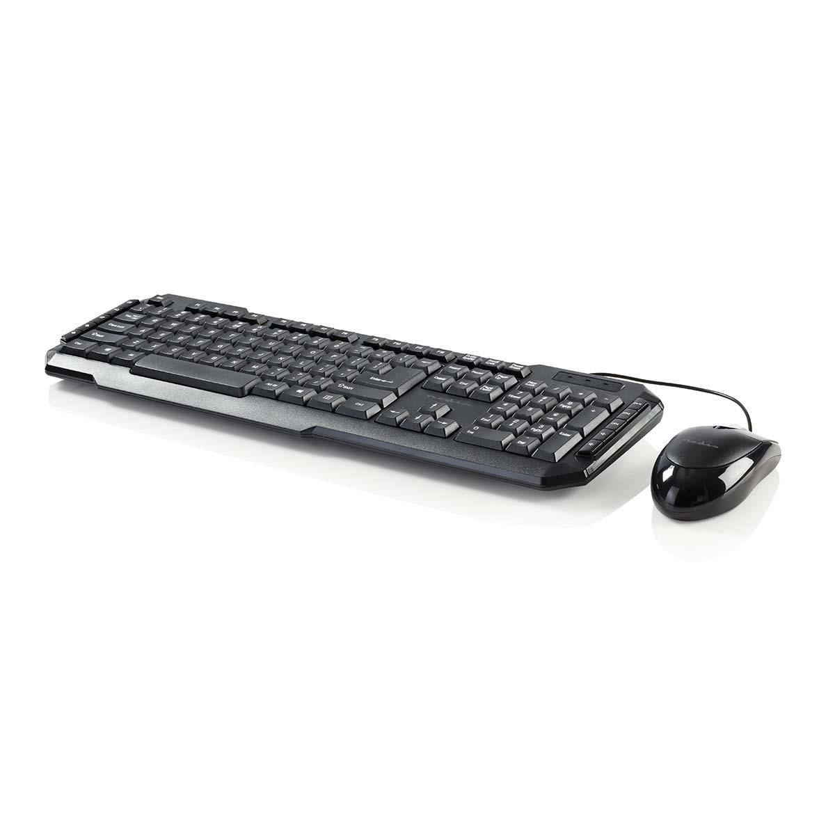 Mouse and Keyboard | Wire bound | Mouse and keyboard connection: USB | 800 dpi | US International | US Layout