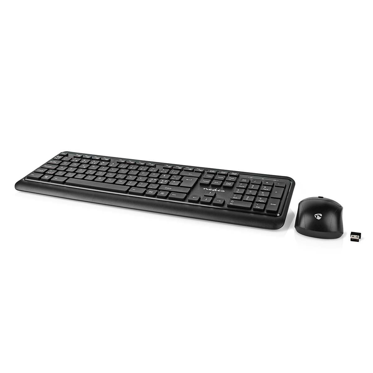 Mouse and Keyboard | Wireless | Mouse and keyboard connection: USB | 800 / 1200 / 1600 dpi | Adjustable DPI | QWERTY | ND Layout