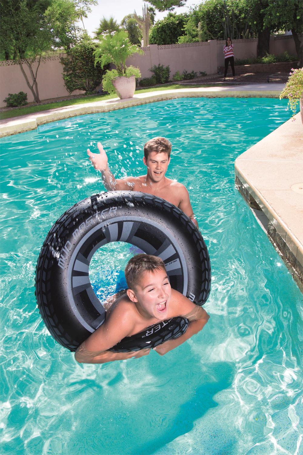 Mud Master Swim Ring, 91 cm, Black, Ages 10+