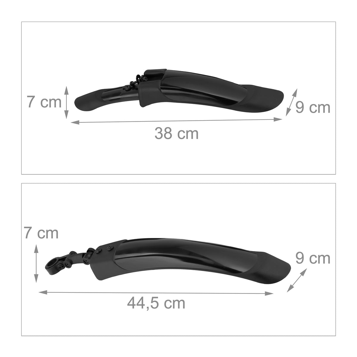 Mudguard set for bikes 24-28