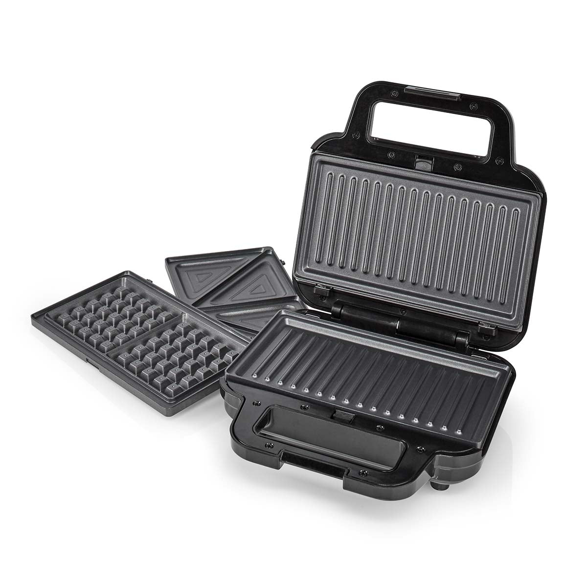 Multi Grill | Grill / Sandwich / Waffle | 700 W | 22 x 12.5 cm | Automatic temperature control | Plastic / Stainless steel