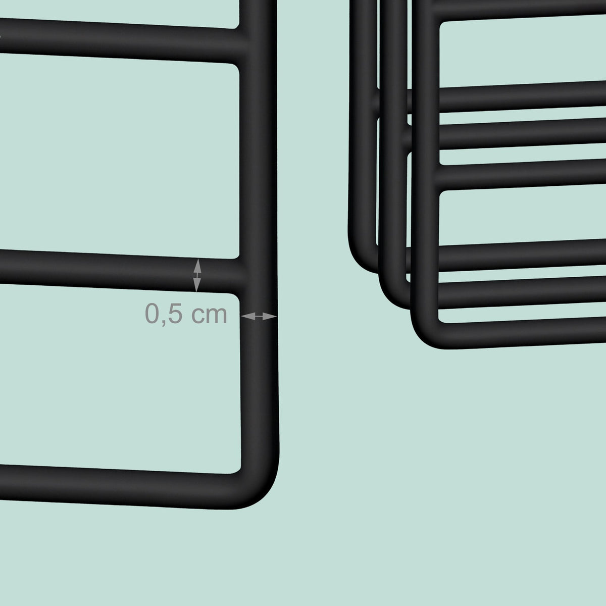 Multi Trouser Hangers, Non-Slip, Space-Saving, 5-Tier