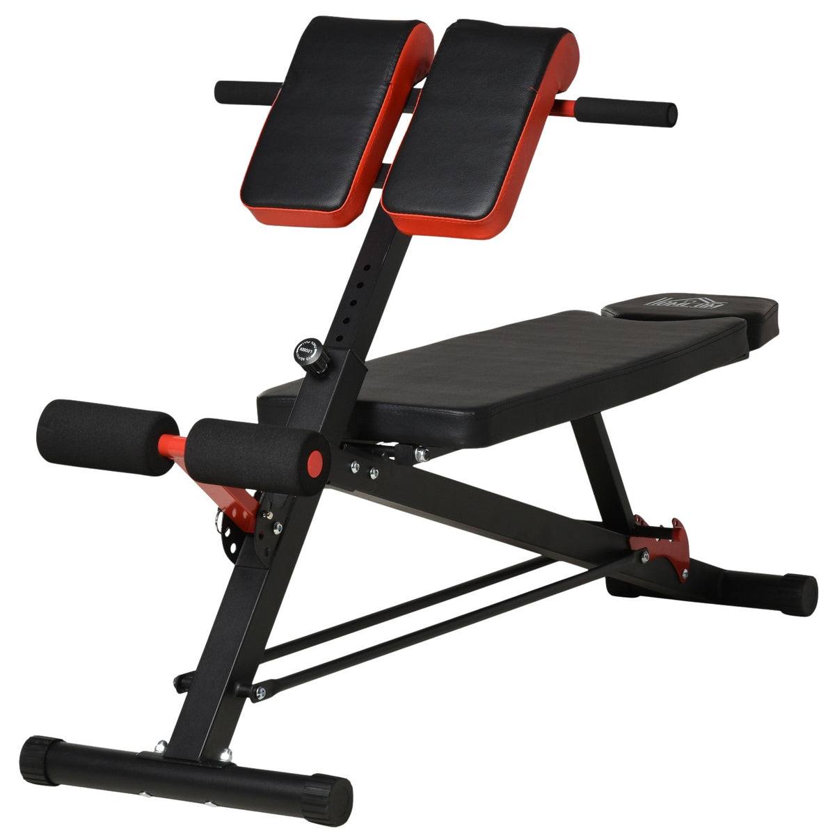 Multi-Weight Bench, Adjustable Fitness Bench, Incline Bench, Abdominal Trainer, Black, 64 X 146 X 73.5-85 Cm
