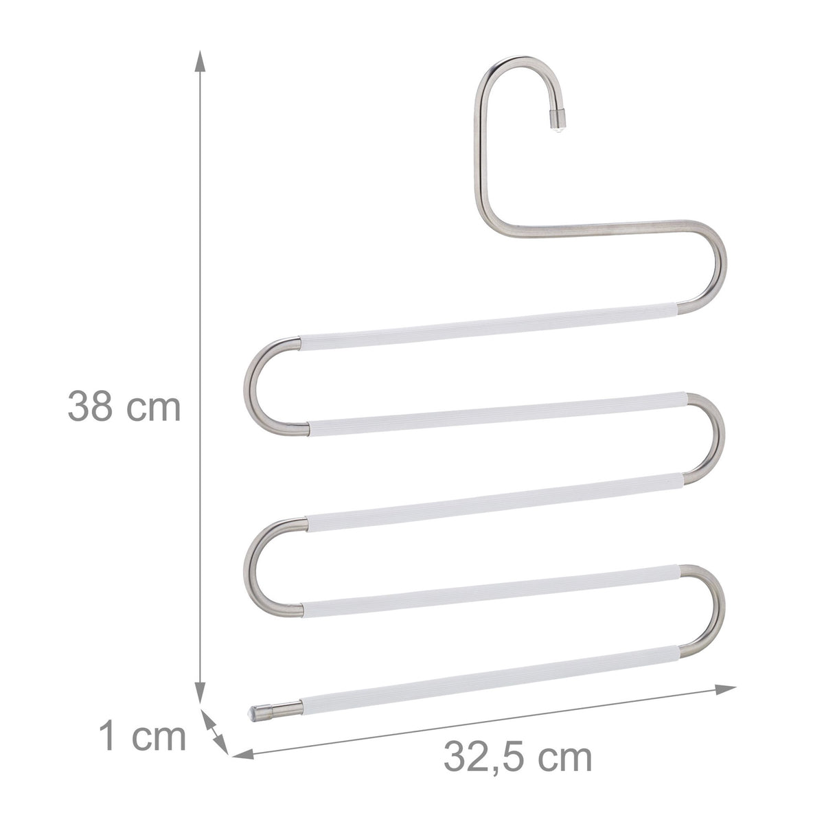 Multiple trouser hangers set of 4