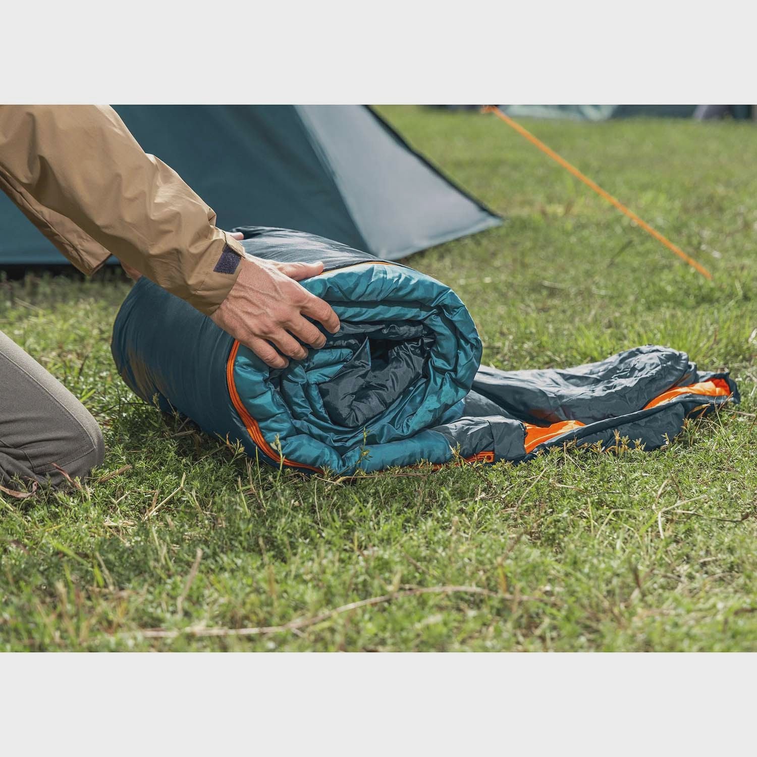 Mummy Sleeping Bag, Recycled Polyester, 2.3m x 80cm