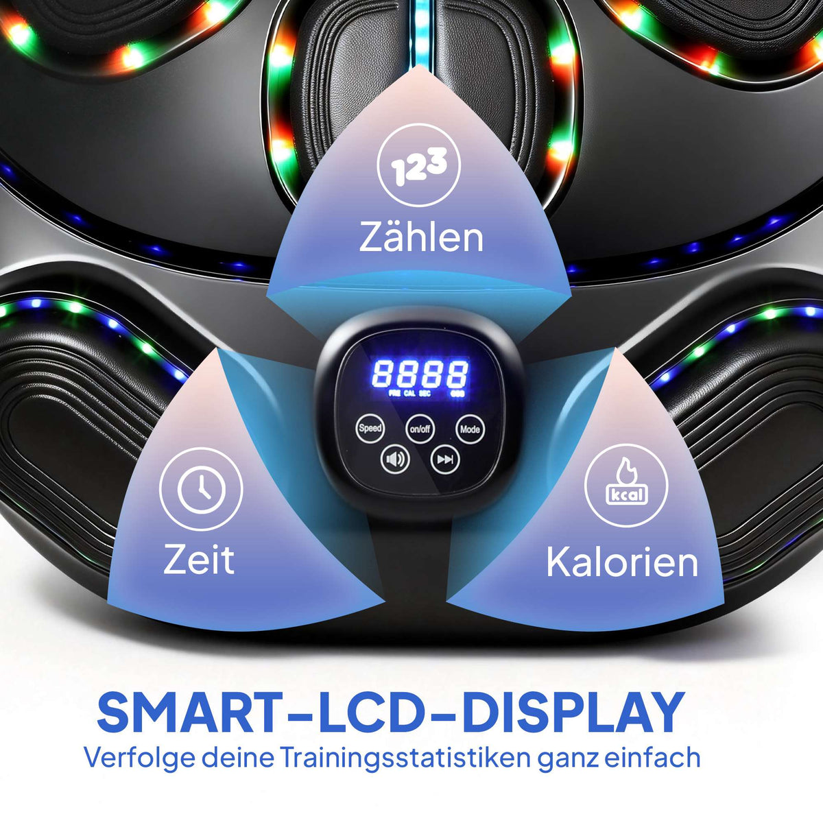 Music Boxing Machine with LED Lights & Bluetooth