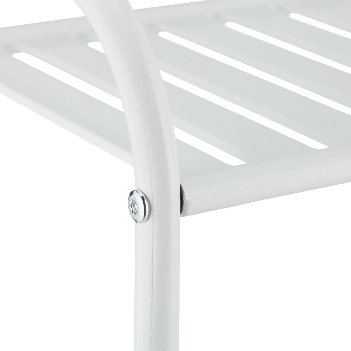 Narrow floor-standing shelf with 4 shelves