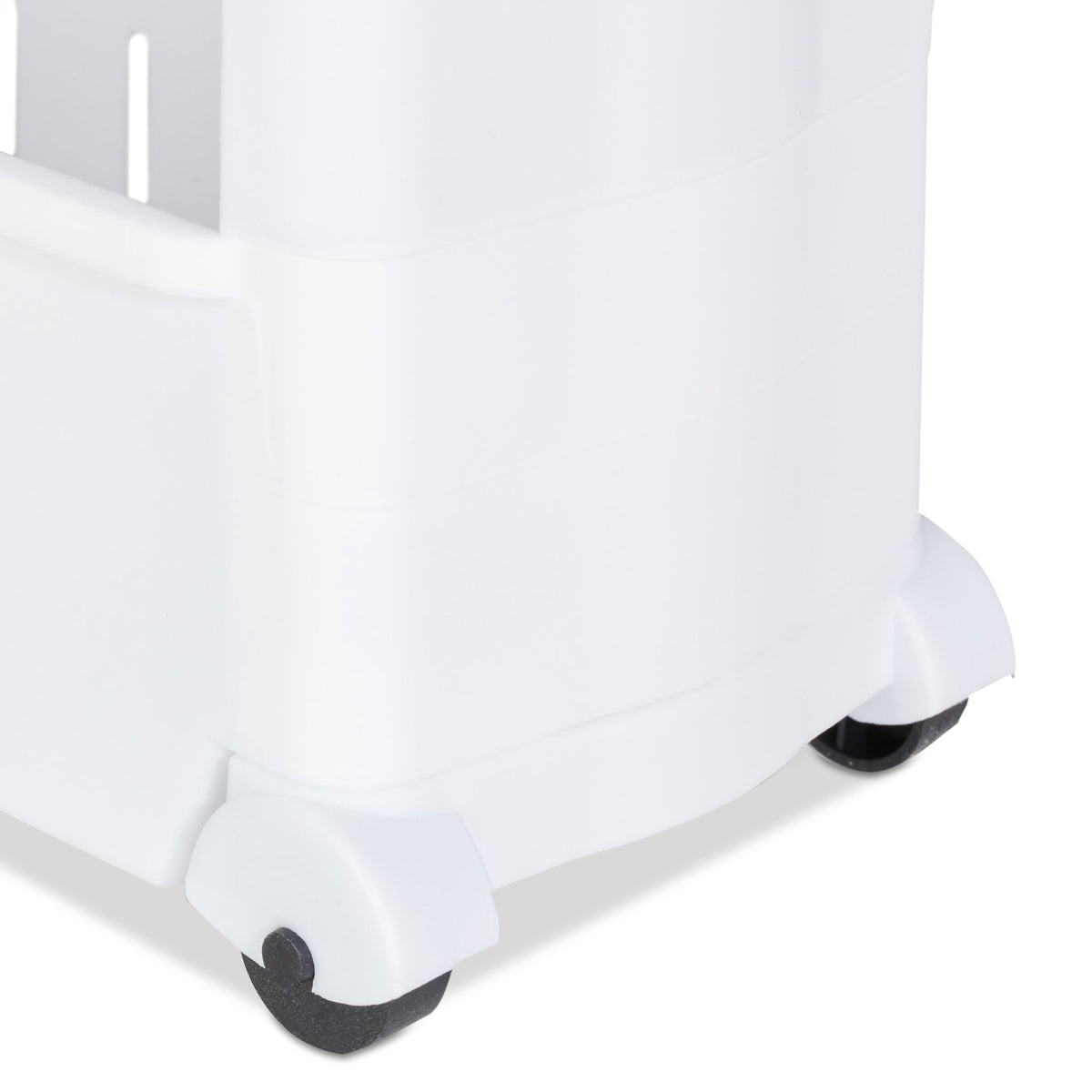 Narrow trolley with 3 shelves