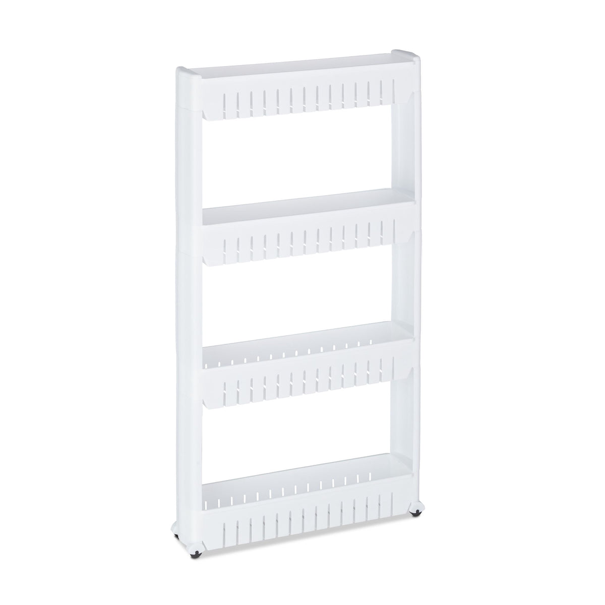 Narrow trolley with 4 shelves