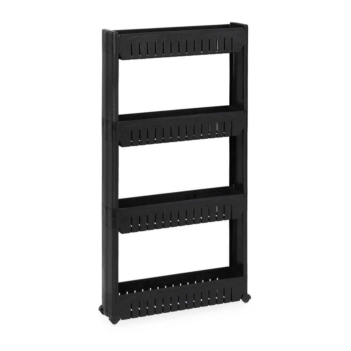 Narrow trolley with 4 shelves