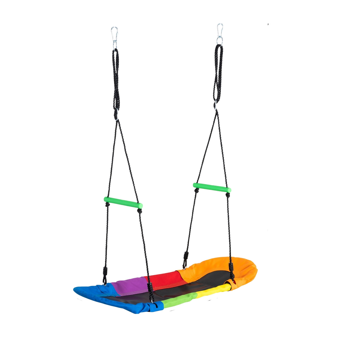 Nest Swing Tree Swing Children'S Swing Swing Seat For 1-2 Children Between 3-14 Years Outdoor 100-160 Cm Adjustable Rope Resilient