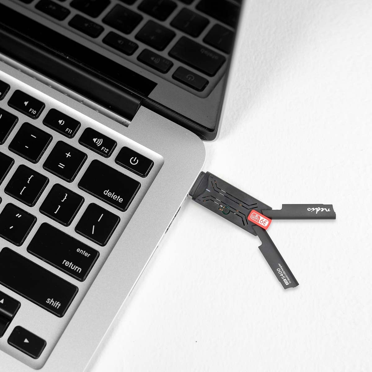 Network Dongle | Wi-Fi | AX5400 | 2.4/5/6 GHz (Triple Band) | USB3.0 | Wi-Fi speed total: 5400 Mbps | Windows 10 / Windows 11