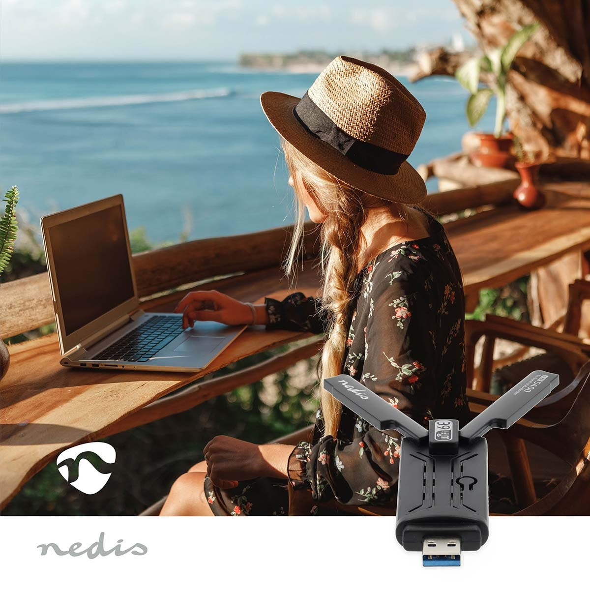 Network Dongle | Wi-Fi | AX5400 | 2.4/5/6 GHz (Triple Band) | USB3.0 | Wi-Fi speed total: 5400 Mbps | Windows 10 / Windows 11