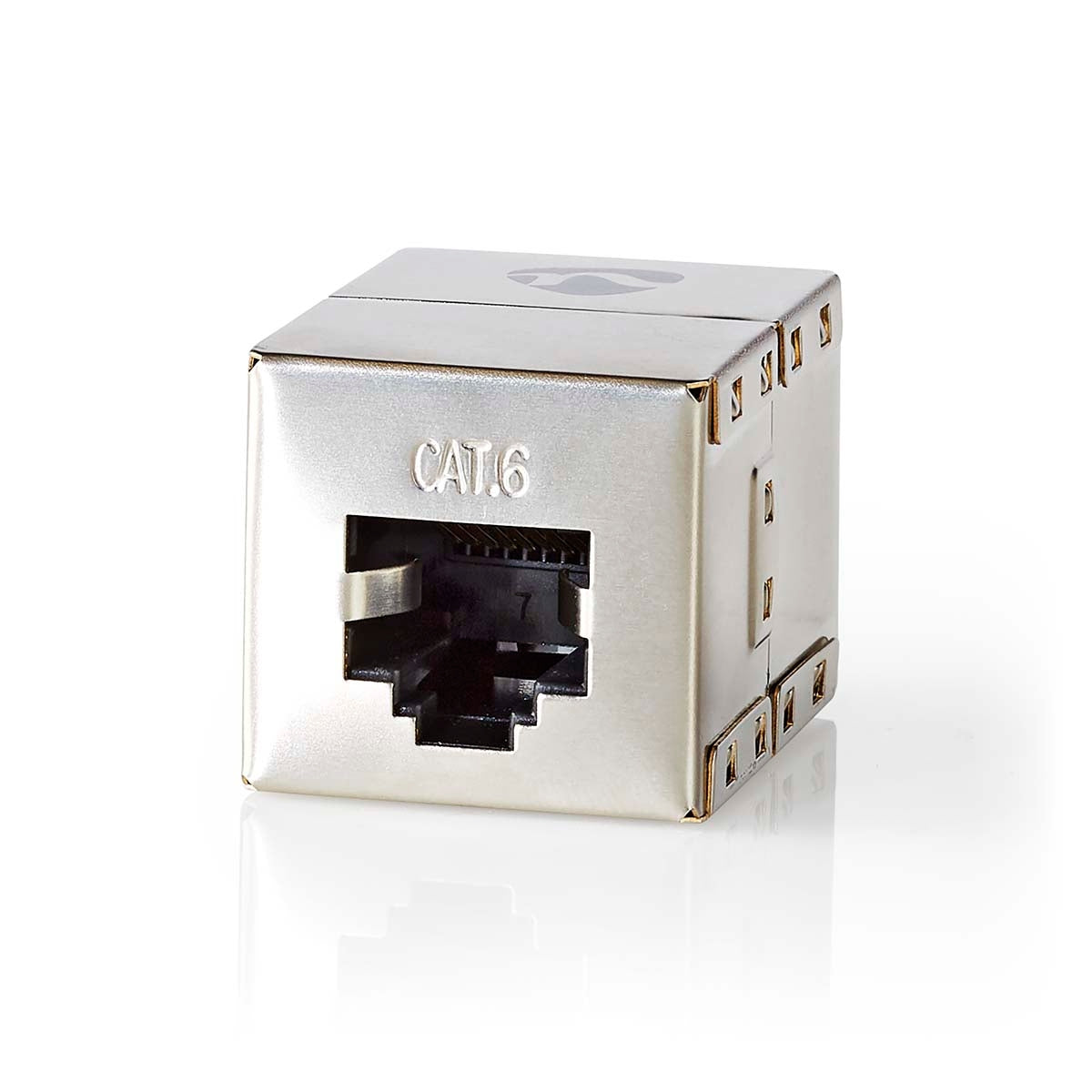 Network connection | Adapter | Shielded | RJ45 Female | RJ45 Female | Straight | Metal | Box