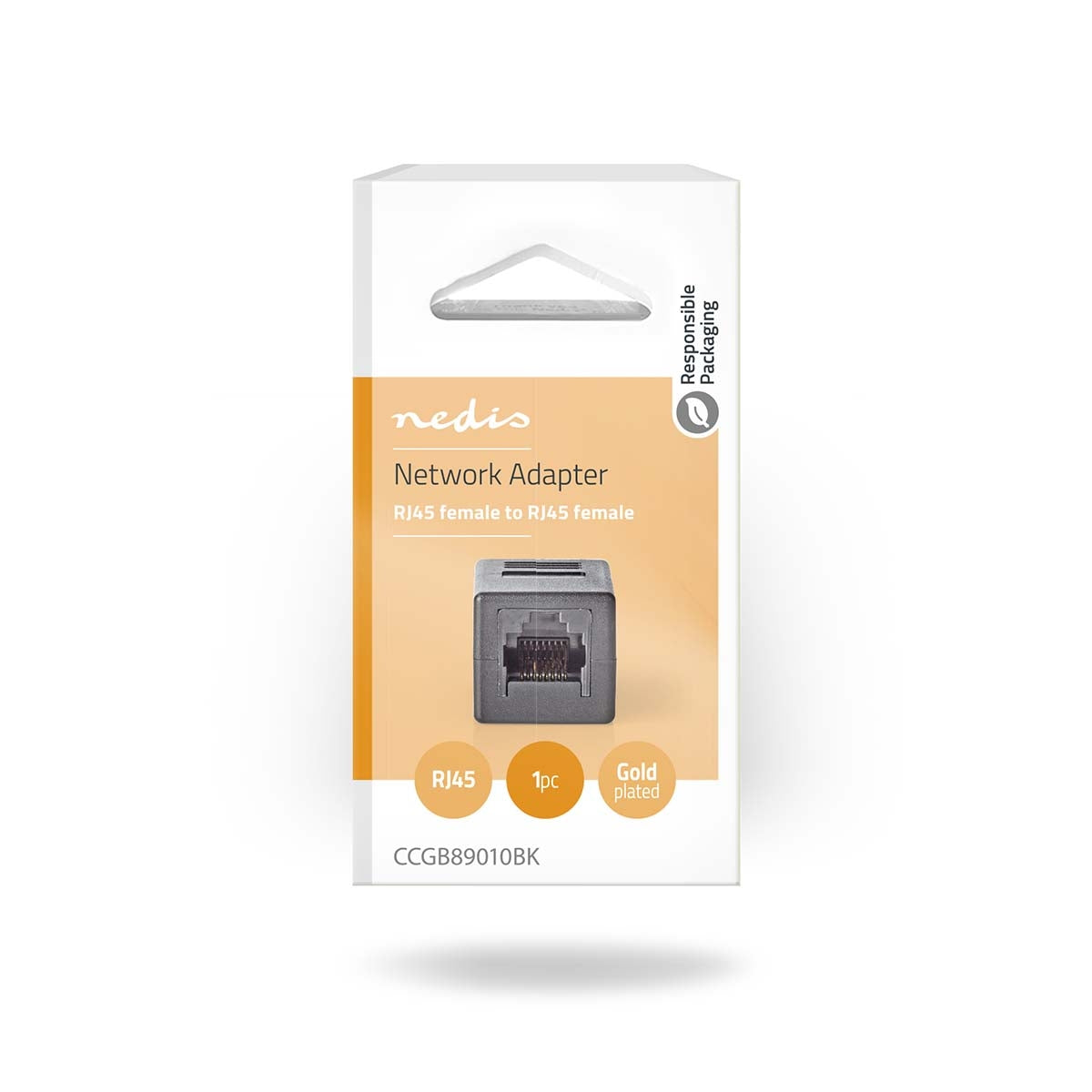 Network connection | CAT6 | Unprotected | RJ45 Female | RJ45 Female | Straight | ABS | Box