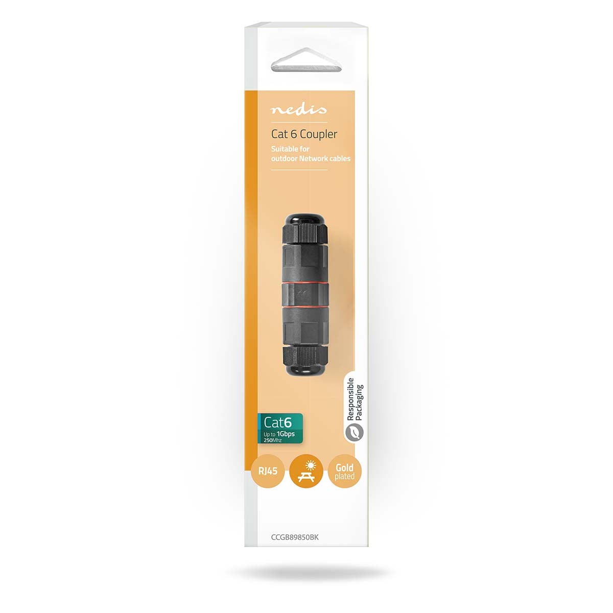 Network connection | Outdoors | CAT6 | Shielded | RJ45 Female | RJ45 Female | Straight | PVC | Box