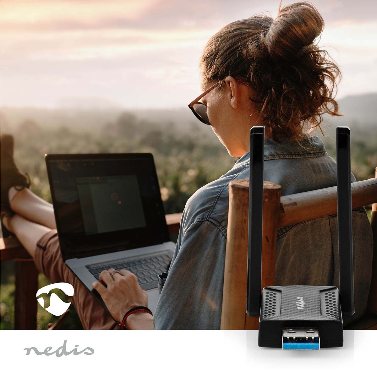 Network dongle | Wi-Fi | AC1200 | 2.4/5 GHz (Dual Band) | USB3.0 | Wi-Fi speed total: 1200 Mbps | Windows 10 / Windows 11 / Windows 8