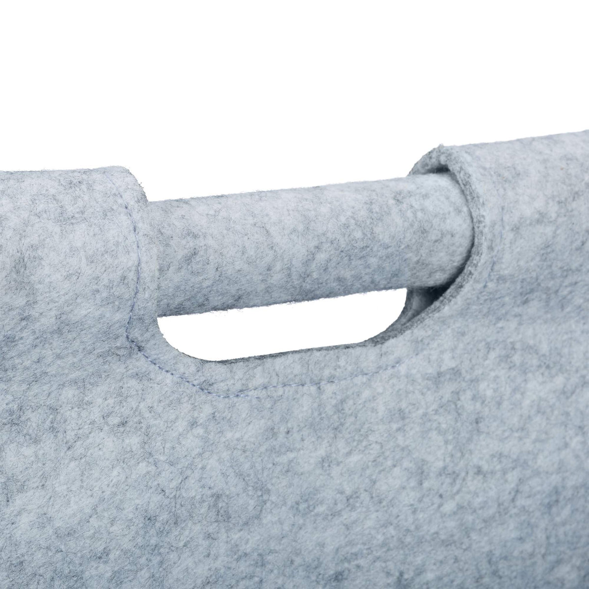 Newspaper basket in felt