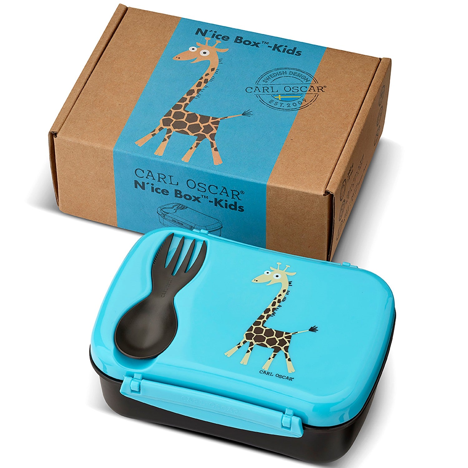 N'ice Box lunch box with cooling block Turquoise