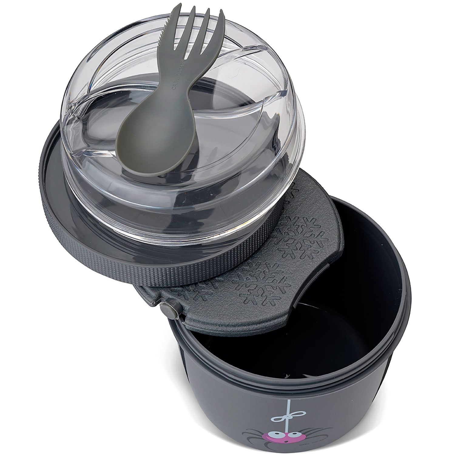 N'ice Cup - Lunch box with cooling plate Grey