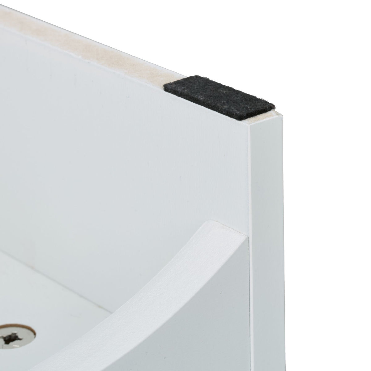 Niche cabinet with drawer and door