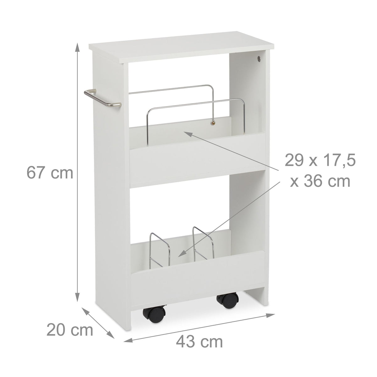 Niche trolley white