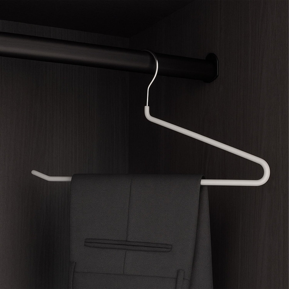 Non-Slip Metal Trouser Hangers – Space-Saving Set