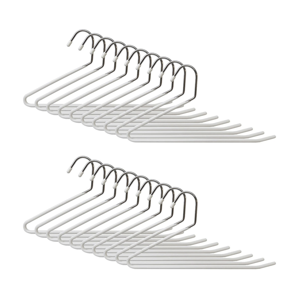 Non-Slip Space-Saving Trouser Hangers – Set of 10