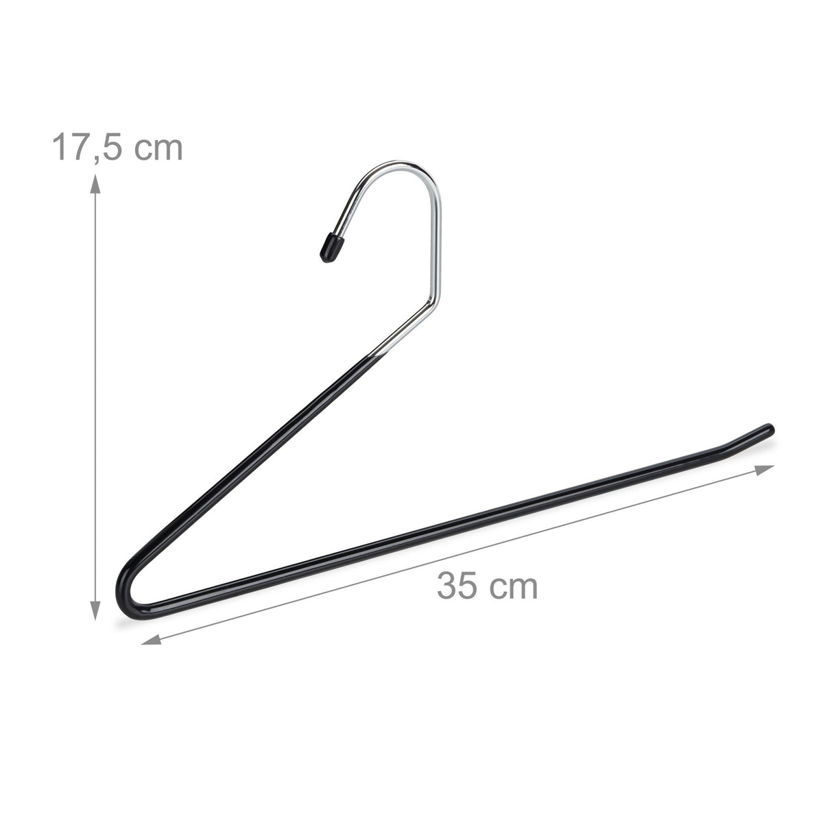 Non-Slip Space-Saving Trouser Hangers – Set of 10