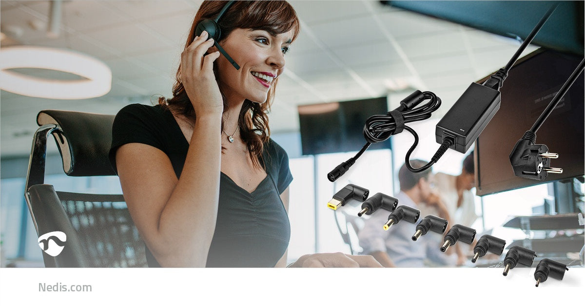 Notebook Adapter | 45 W| 18.5 / 19 / 20 V DC | 3.0 A| Type F (CEE 7/7)