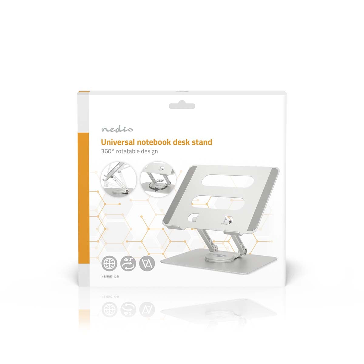Notebook Stand | 17 " | Without Lighting | Foldable | Rotatable 360 degrees