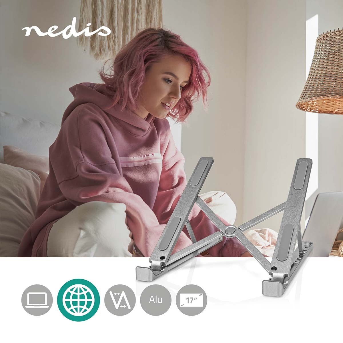 Notebook Stand | Not applicable | Number of angles: 6 | 17 " | Without Lighting