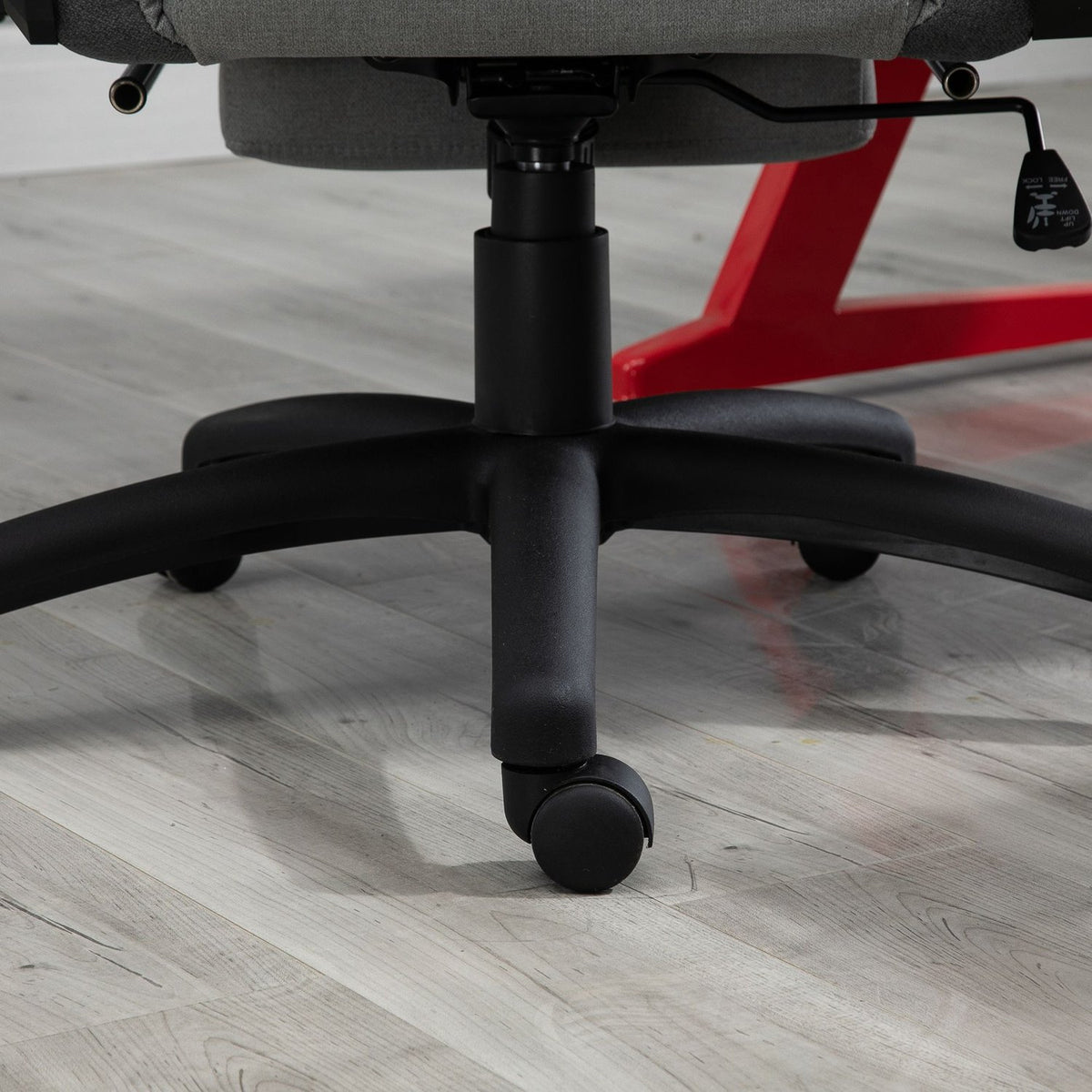 Office Chair Computer Chair Swivel Chair Ergonomic With Removable Head And Lumbar Cushion Rocker Function Gray 73X57X127-135 Cm