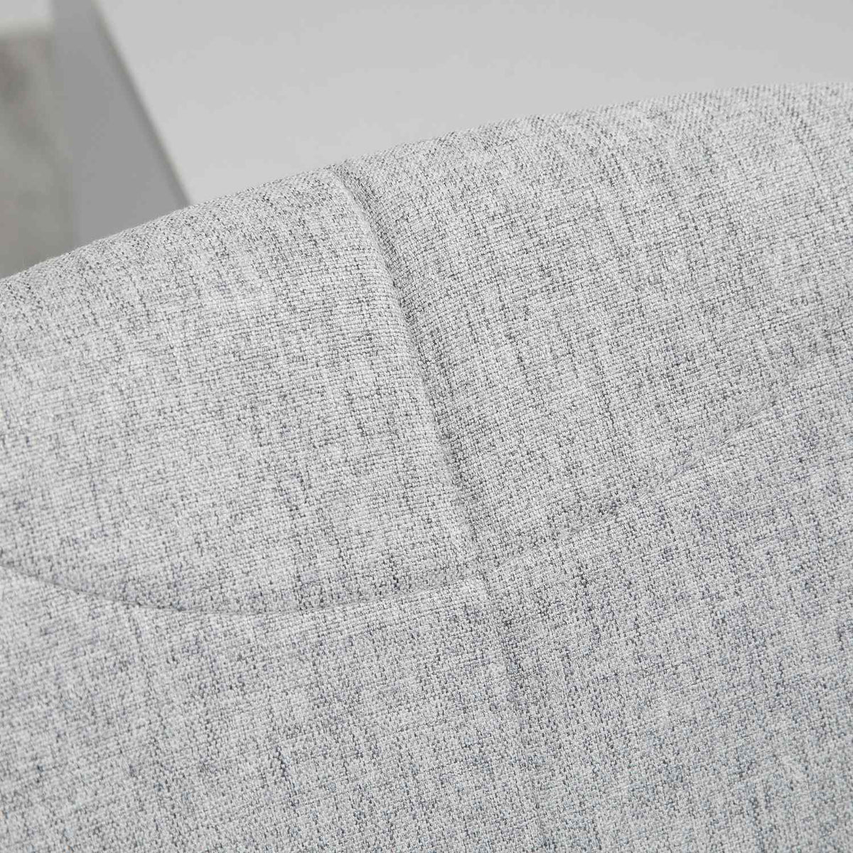 Office Chair, Desk Chair, Height-Adjustable, Swivel Chair In Linen Look, Up To 110 Kg, Light Grey
