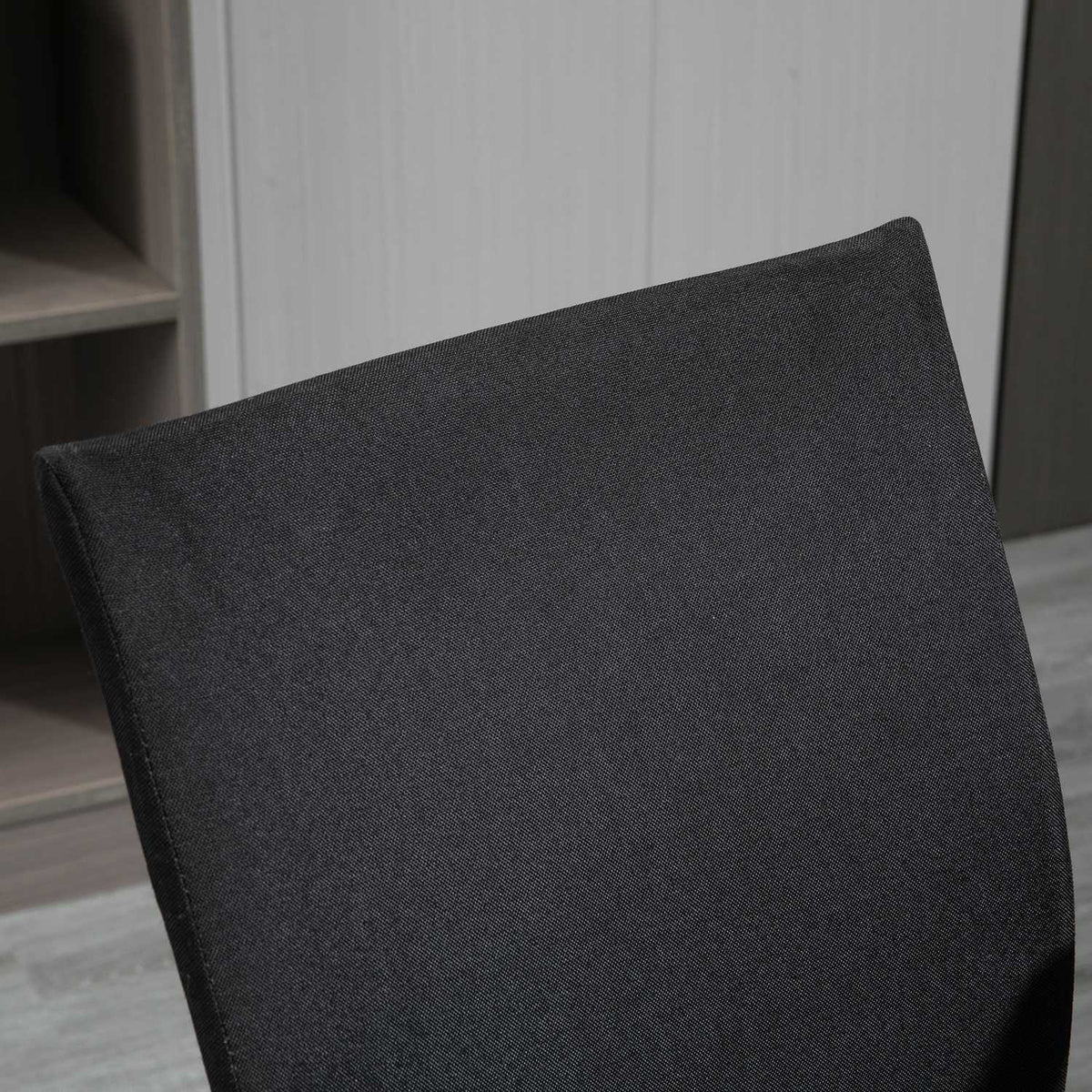 Office Chair Desk Chair Mesh Back Support With Rocker Function Headrest Ergonomic 360° Swivel Wheels Foam Nylon Black 61X61X89-99Cm