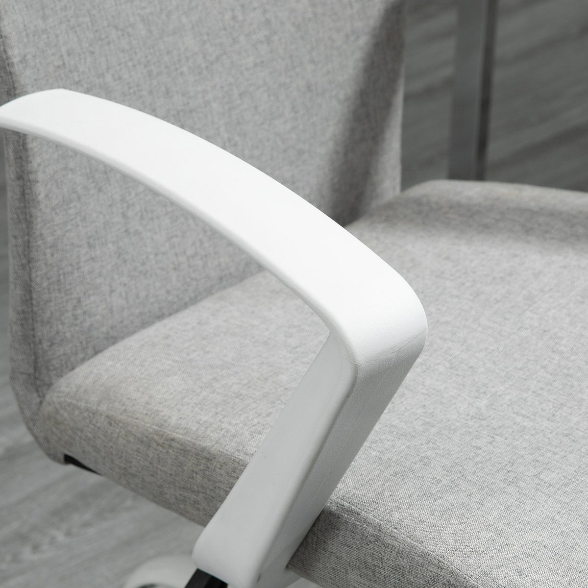 Office Chair Desk Chair With Mesh Back Support, Rocker Function, Headrest, Ergonomic, 360° Swivel Wheels, Gray, 61X61X89-99Cm