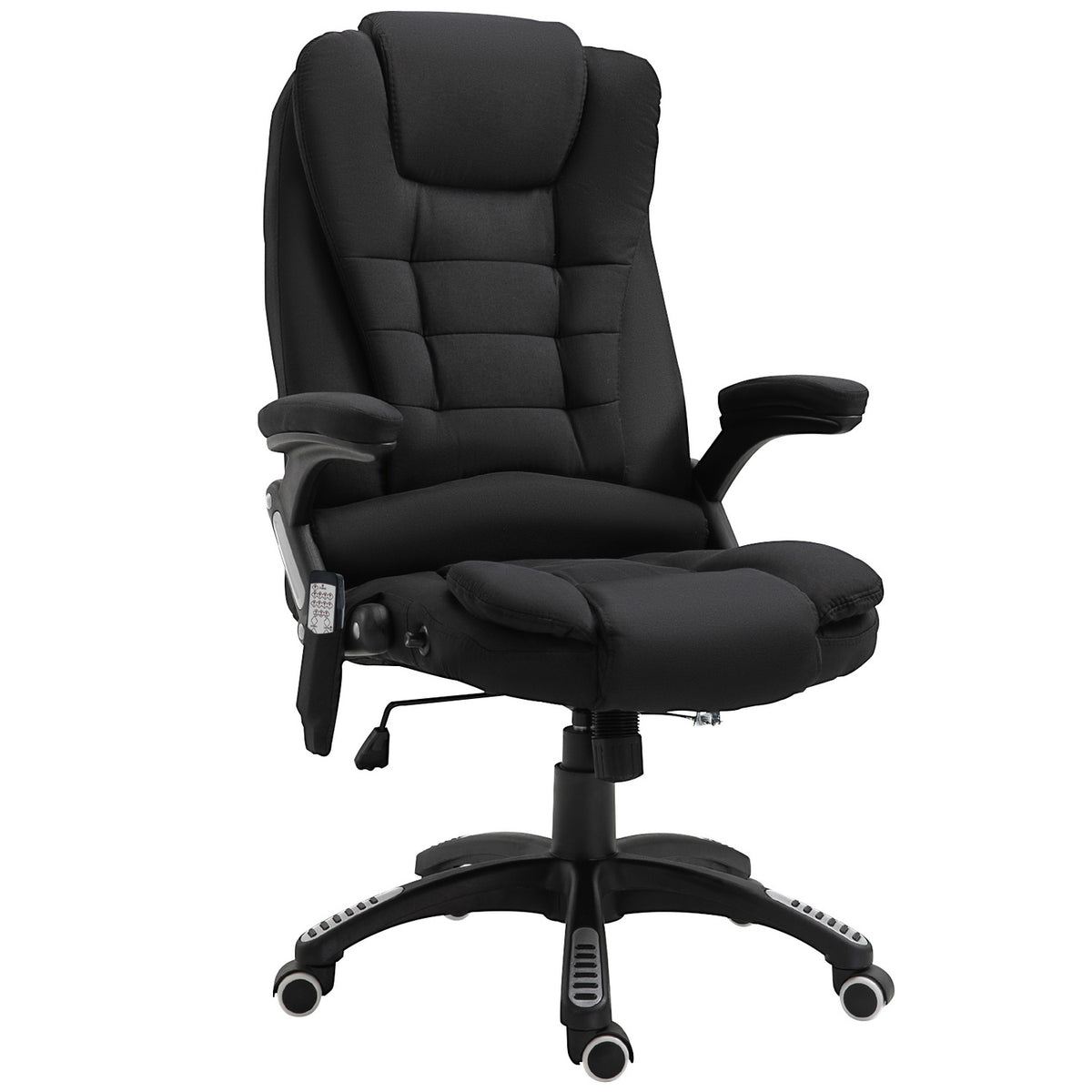 Office Chair Gaming Chair Massage Function Height Adjustable Black 67X74X116-126Cm