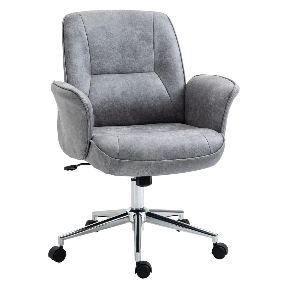 Office Chair Modern Desk Chair With Rocker Function, Height Adjustable, Ergonomic, 360° Swivel Wheels