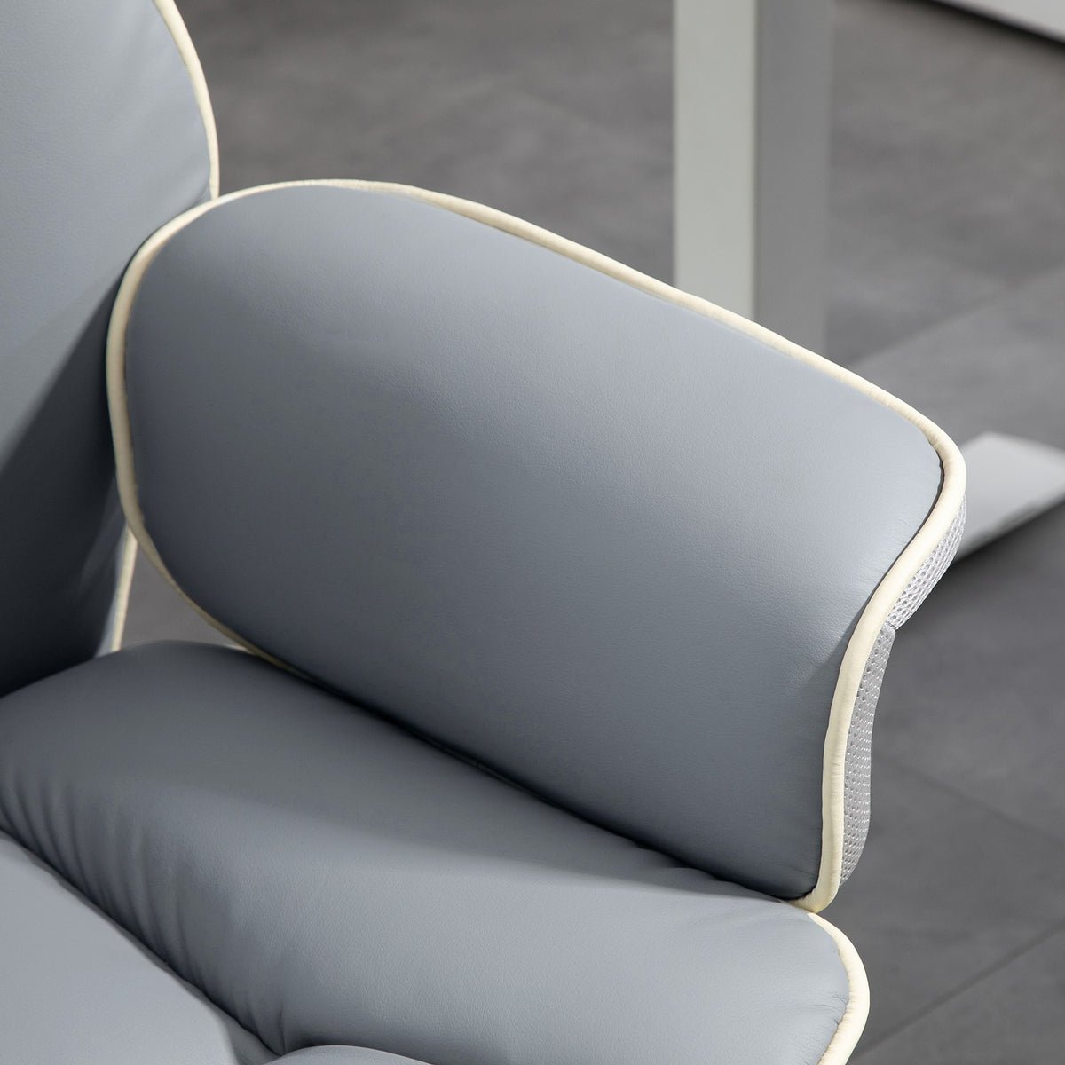 Office chair backrest adjustable, 150°, ergonomic desk chair with reclining function, height adjustable, light gray